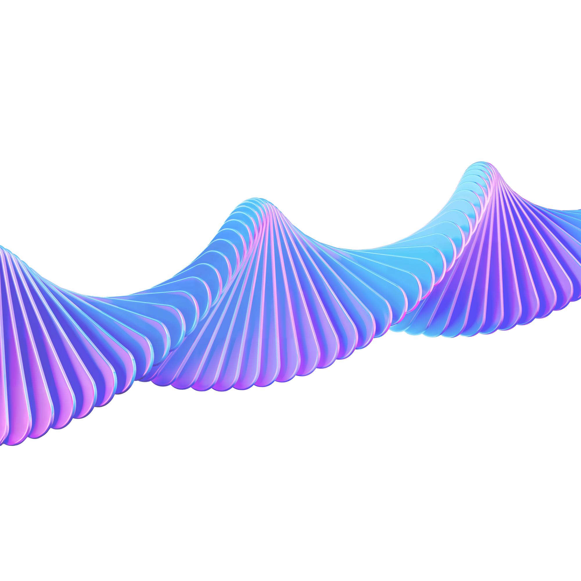 Abstract 3D swirl